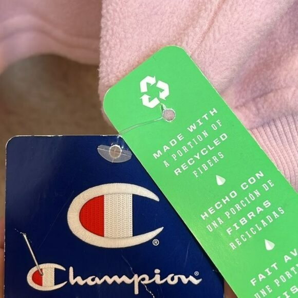 NWT Champion Womens Hush Pink Explorer Fleece Snap Jacket LARGE - Picture 6 of 9